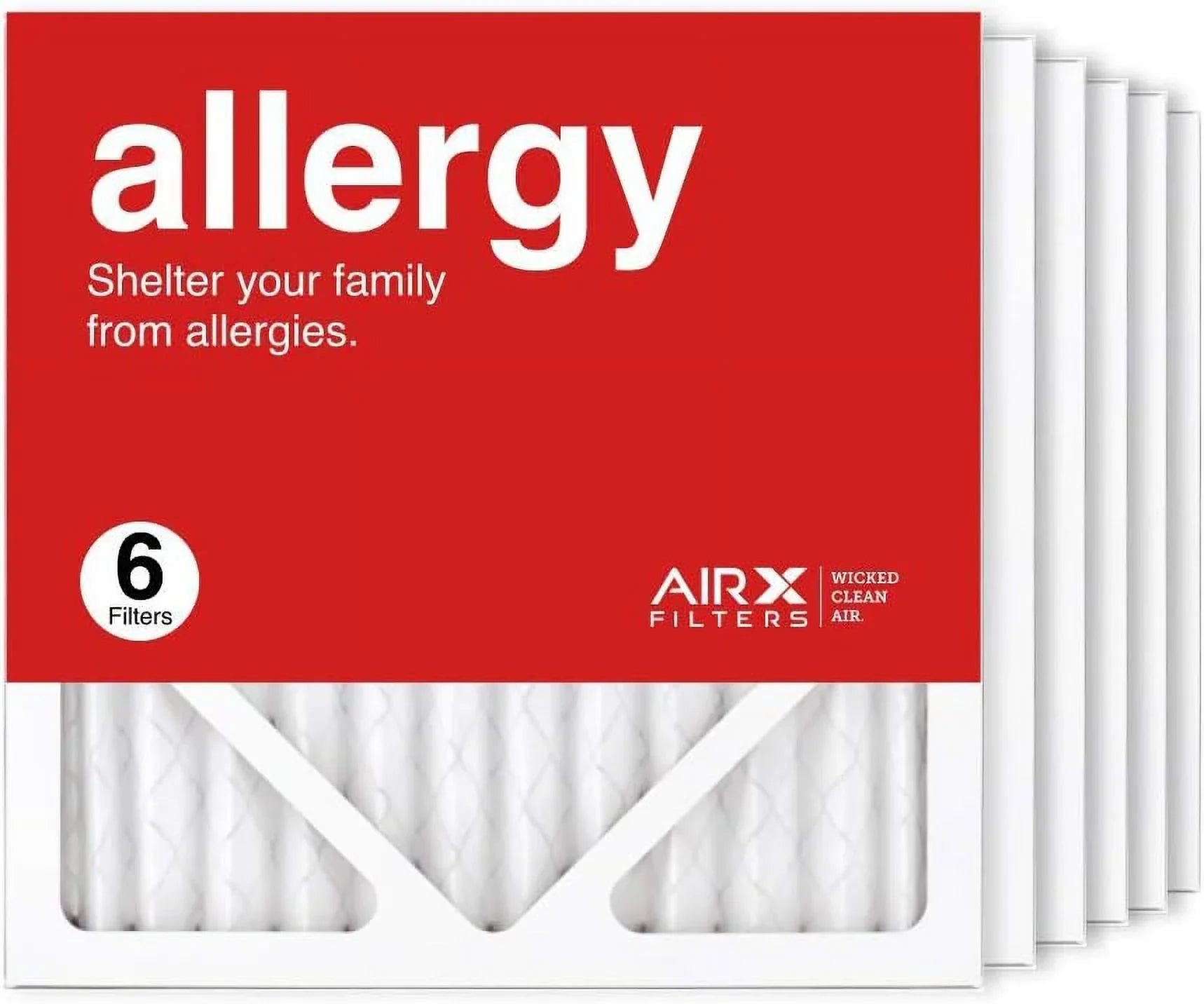 6-Pack, Allergy 12X12x1 oxygen Pleated Furnace Made 11 Filter, In oxygen MERV Filter HVAC AC The