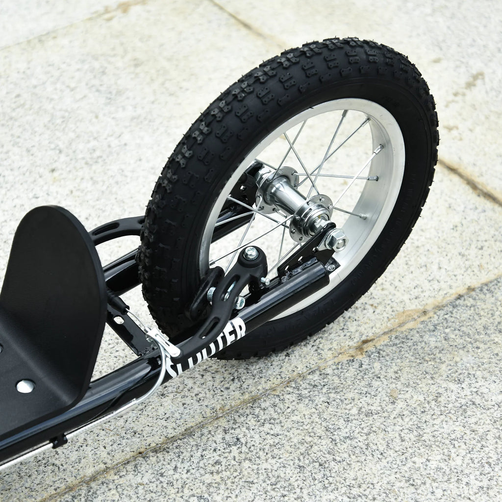 Youth Aosom Dual Rear Front Scooter Black Brakes, and Caliper