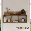 | Shelf Storage Wall | to Pine Easy Wood | Decorative Wall Decor Mobeelya Floating | Items Modern Floating Organizer Gift Install, Natural