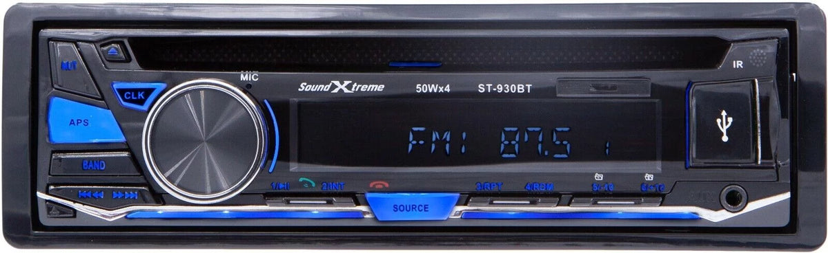 & USB SD Bluetooth Audiobank Speakers Receiver Car FM 6.5" Bundle SoundXtreme +4x 6x9"