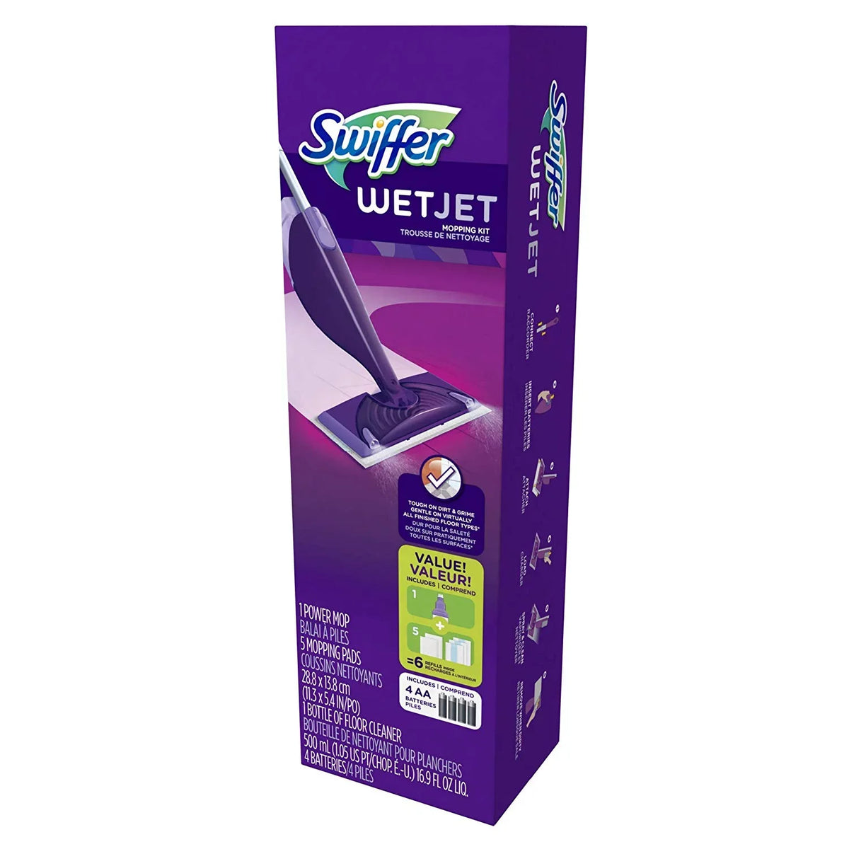 Kit, Starter Spray Swiffer WetJet 16.9 oz fl Mop