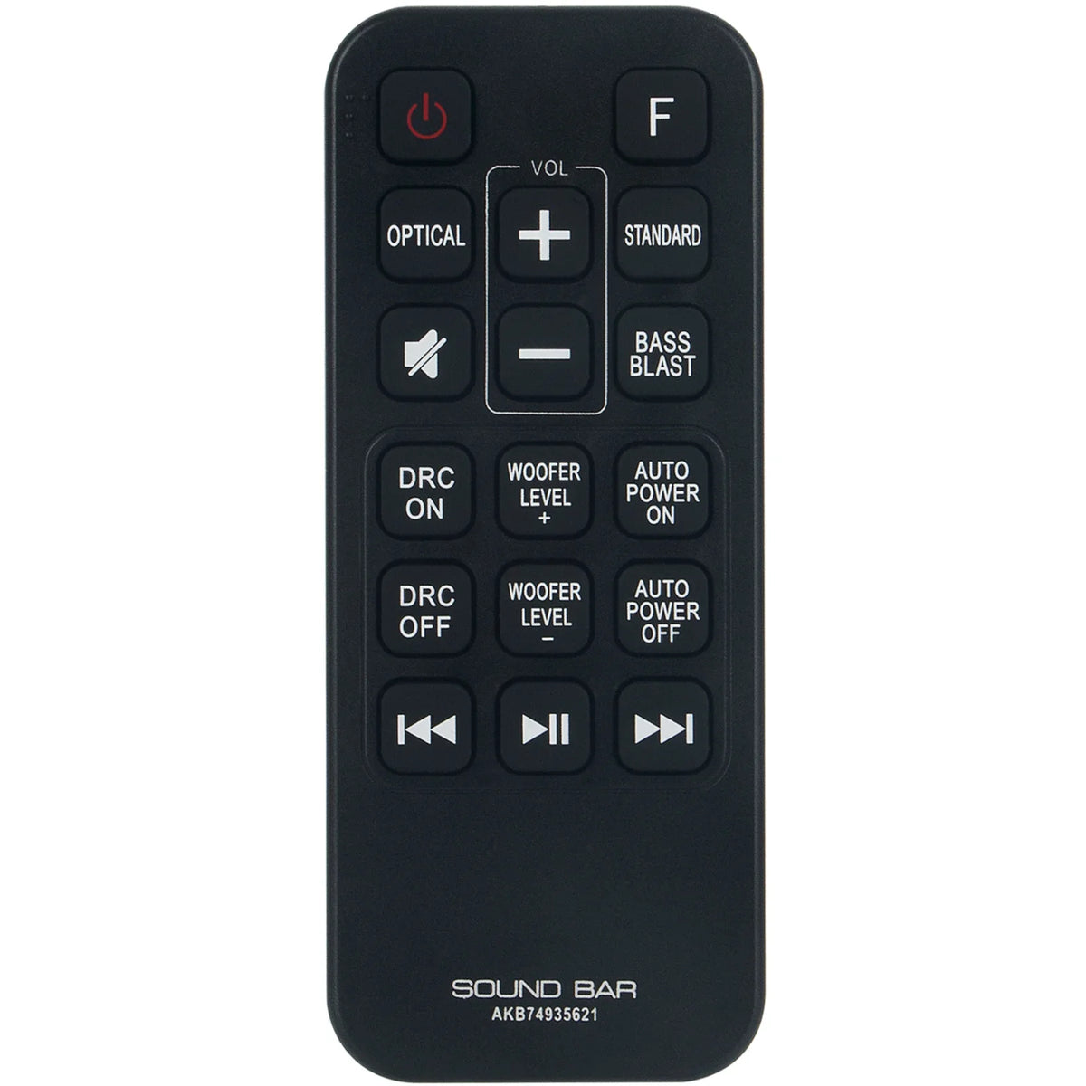 Bar Wireless Control for AKB74935621 LG Remote Sound SPJ2B-W Replacement SJ2