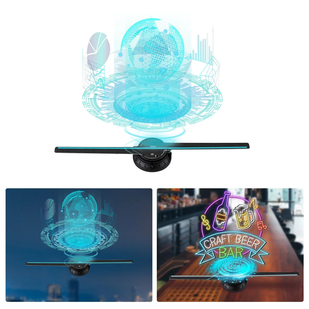 Projector Cafe Bar Effect Hologram Fan Decor 3D Club MIDUO