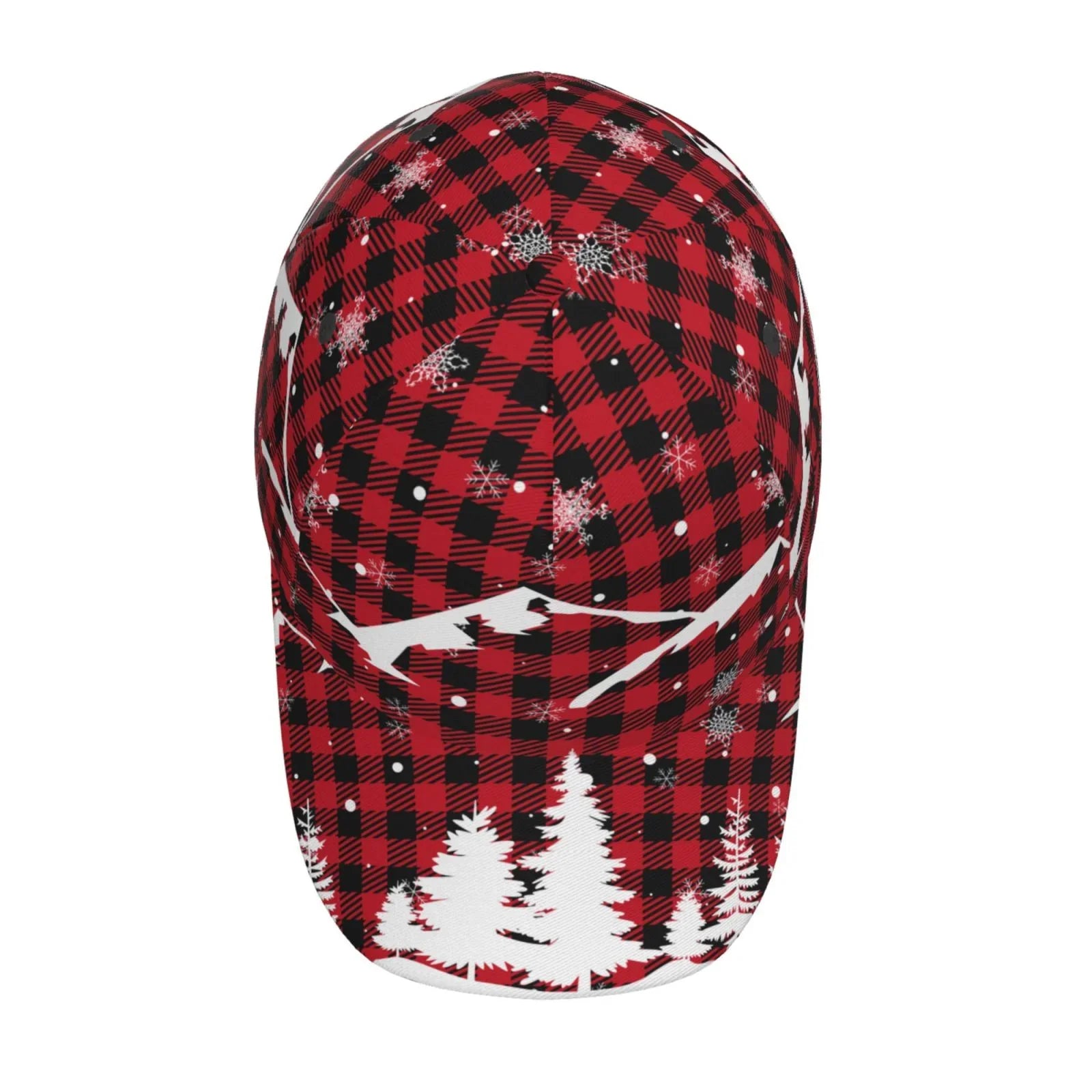 Hat(Christmas Size All Buffalo Dad Plaid) Running Baseball for and Activities Seasons Tree Workouts Outdoor Cap Adjustable Balery