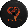 JL Wrangler Christian Jeep RV for 2019 Inch Camera Love God True Cross Spare Heart 2018 32 Fire Backup Flames Tire Cover in
