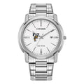 Citizen Eco-Drive Panthers Stainless Steel FIU Dial Silver Watch Watch White Men's