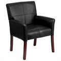 Side Black in Chair Kingfisher Guest Executive Lane Mahogany with Legs