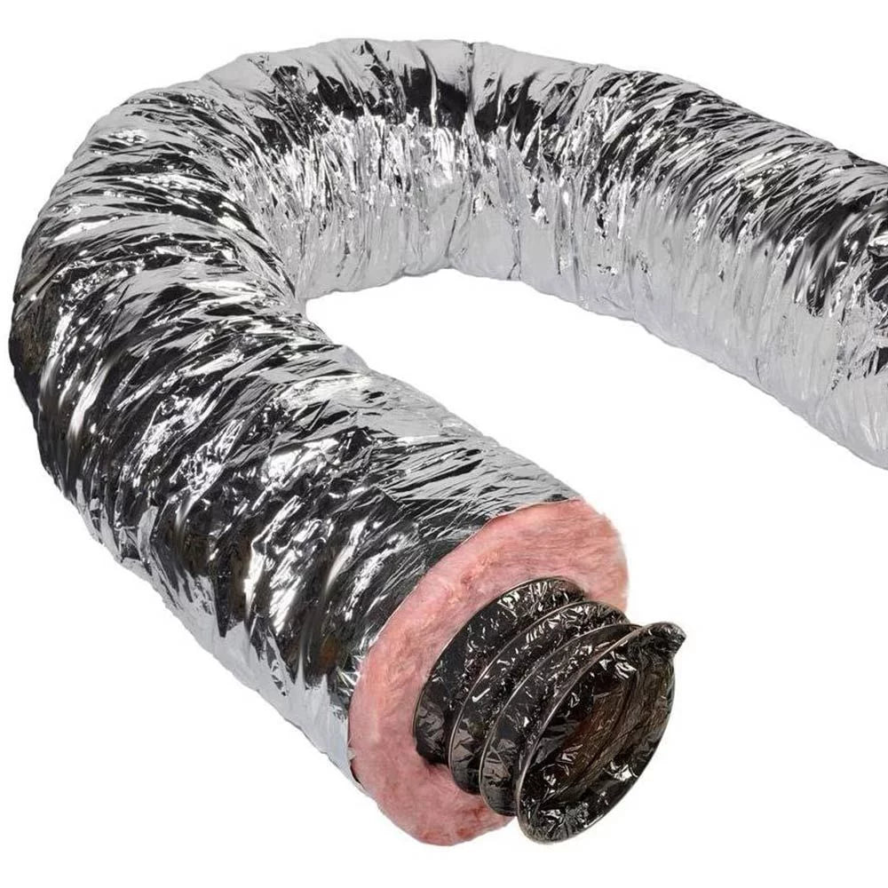 Flexible QuietFlex Flex Insulated R6 25' 7"Silver Duct