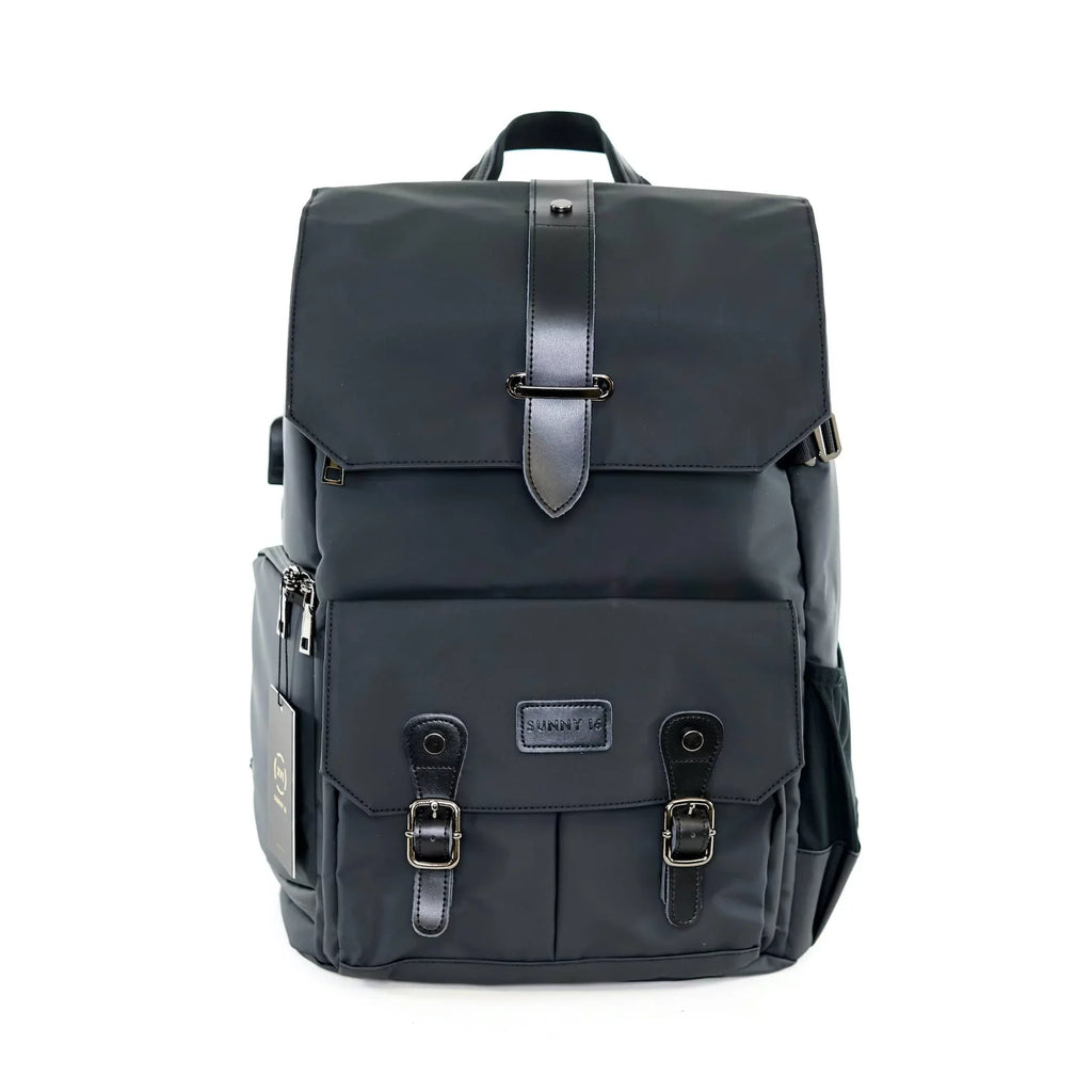 Digital (Tarpaulin, Adjustable Women- Anti-Theft Voyager 16 Nikon, Zipper DSLR Men More Sony for Pocket and Black) Works Canon, Case Dividers with Camera Backpack with Side Travel Sunny Access and