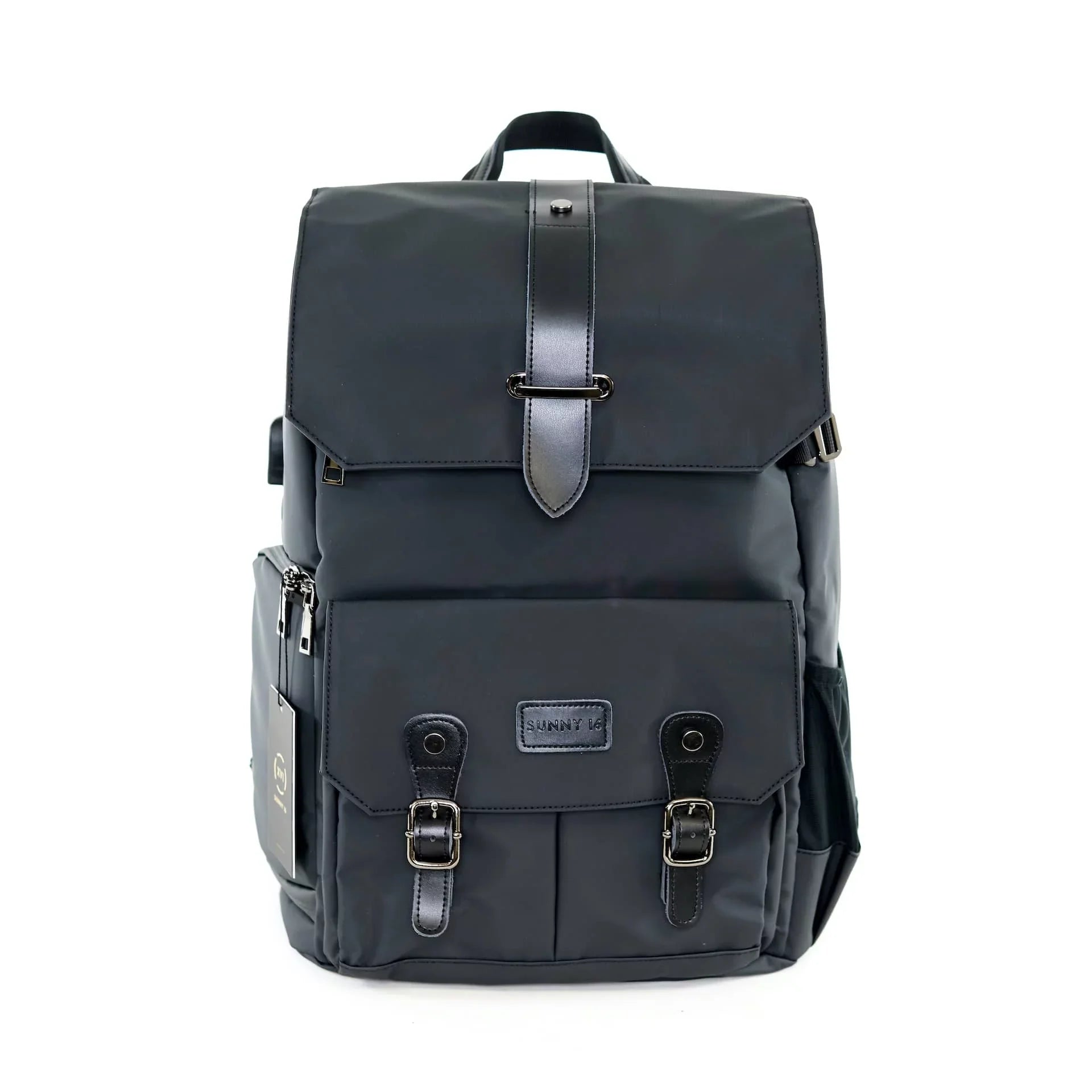 Digital (Tarpaulin, Adjustable Women- Anti-Theft Voyager 16 Nikon, Zipper DSLR Men More Sony for Pocket and Black) Works Canon, Case Dividers with Camera Backpack with Side Travel Sunny Access and