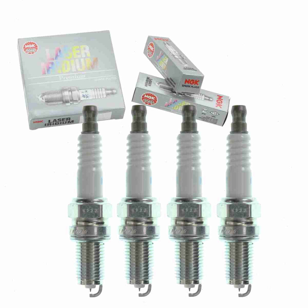 Secondary for Iridium 2012-2019 SP070507AC DODGE 68070507AC Laser pc 2013-2016 FIAT Wire Fits 93618 DART Spark 500, 4 NGK SPSP070507AC Plugs select: Ignition
