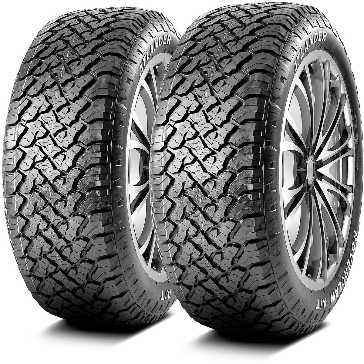 Roverclaw A/T 1995-2002 TRD Fits: Pro, All E Tacoma Ply Load Chevrolet Terrain Tire AT 10 Tahoe LT Toyota Atlander 245/75R16 2015 LT