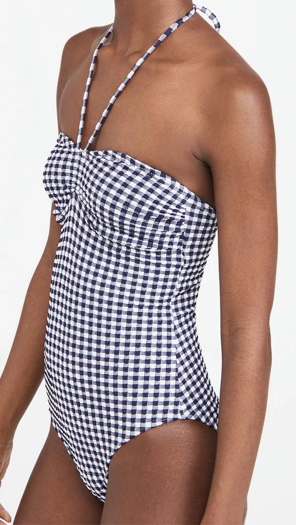 MSRP Size Standard One-Piece $248 Blue 10 Womens Shoshanna Cinched