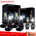 LED Bulbs Super Lights Headlights 2000-2006 Tahoe Bright white For 2000 Kit 2001 2002 1999 6000K 6X Silverado Chevy
