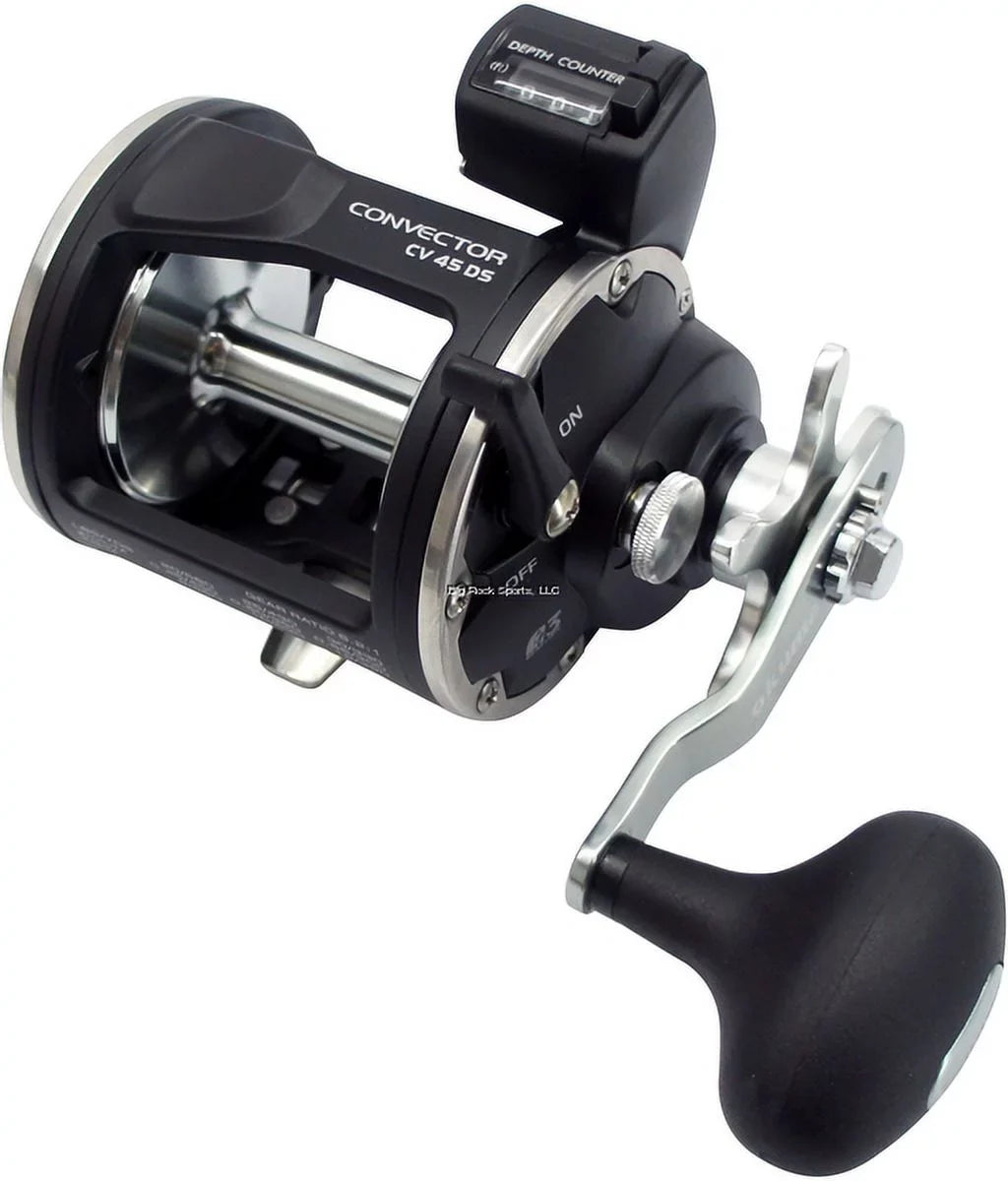 CV-45DS Reel, Drag Fishing Conventional Counter - Right Okuma 6.2:1 Line Hand Convector Star
