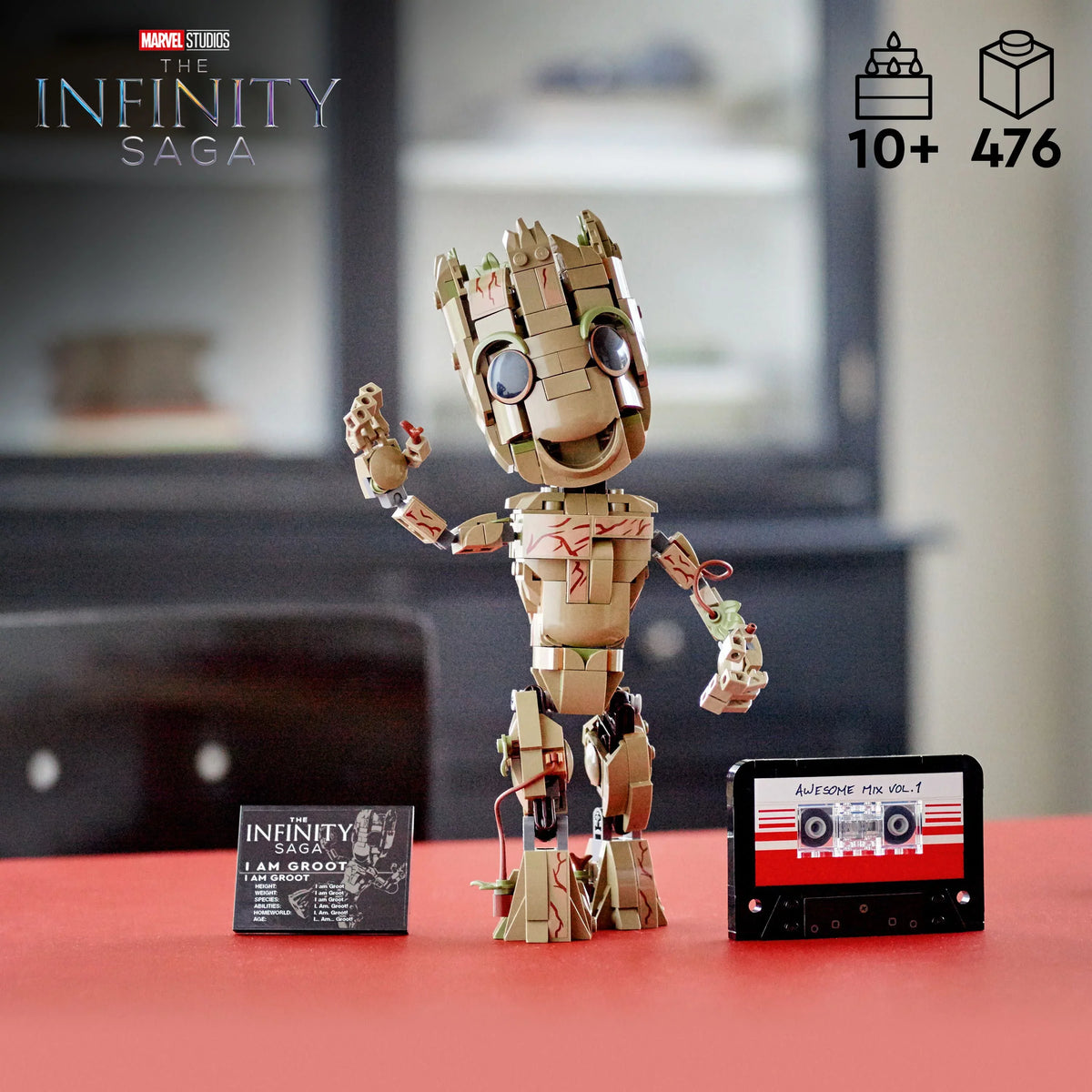 Galaxy am 76217 Buildable of Collectable 2 Guardians Groot Model Marvel Gift Figure, LEGO Groot the Set, I Toy, Baby Idea