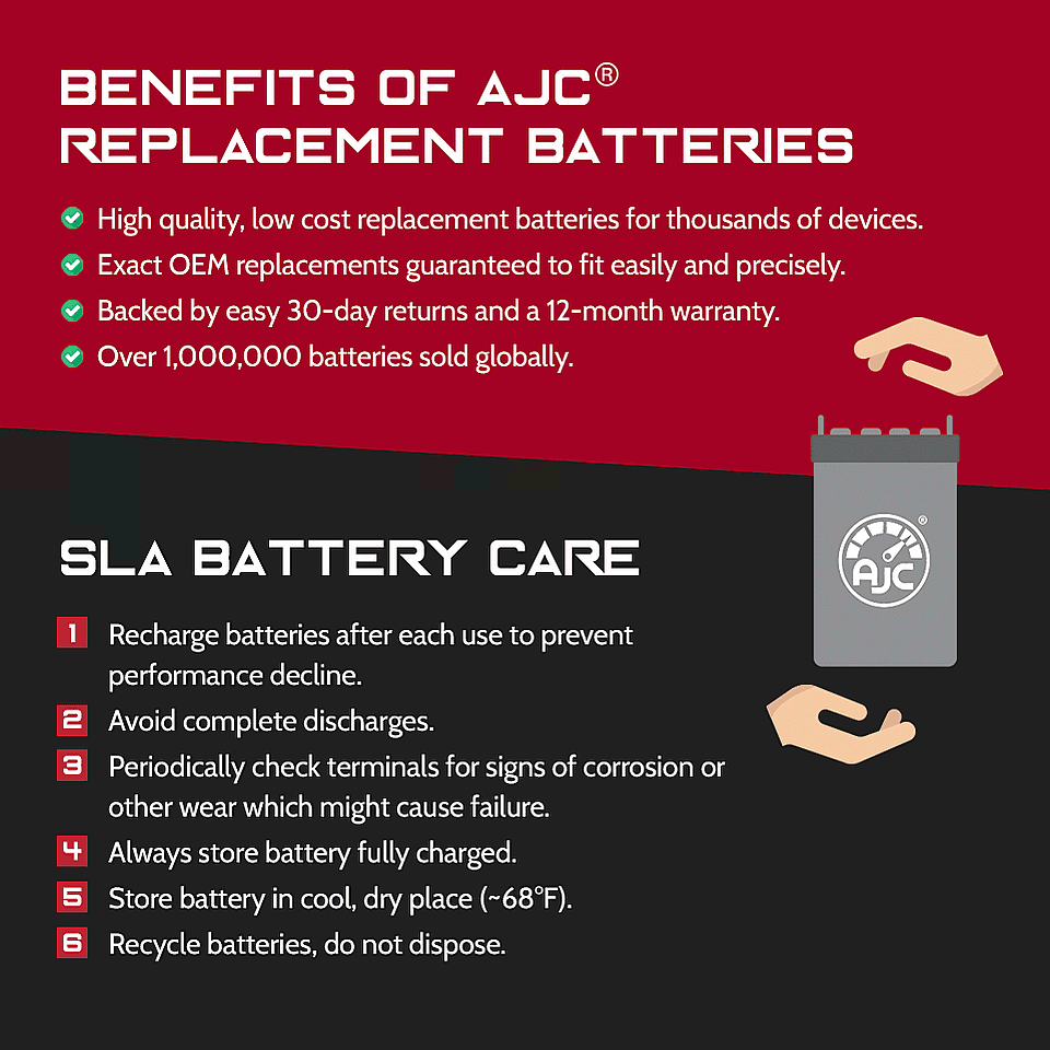 R-4000 - Mobility 12V an Battery Scooter AJC Is Pride Brand This 75Ah Quantum Replacement Mobility