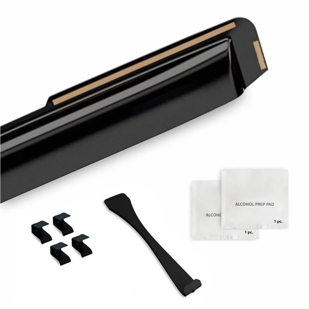 Quad Window Extra Ram Cab, 230099 - 2009-2018 Rain Vent Deflectors, for 1500 Durable Pieces Guards in-Channel Window Voron Dodge Visors, Trucks Glass 4