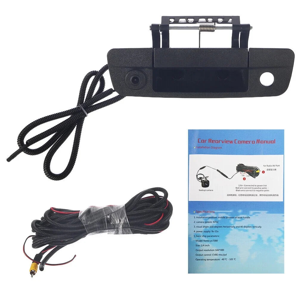 – (09-17) Handle with with Ram Tailgate Camera Dodge Enhance 3500 Backup & 2500 Compatible Safety 1500 (10-19)
