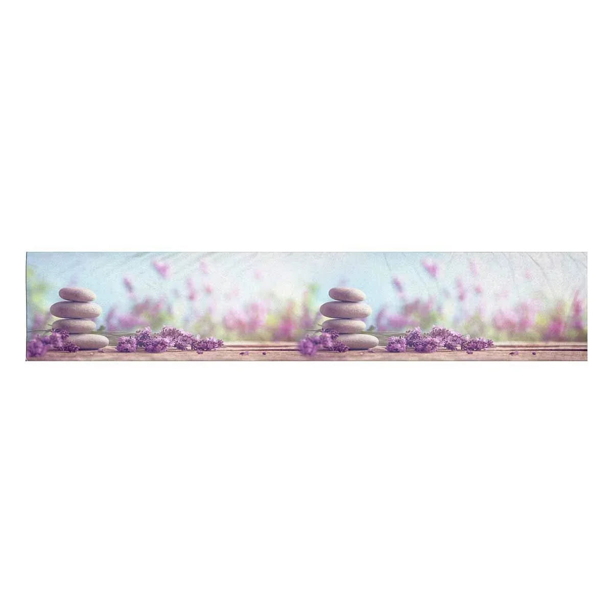 Runner Table Life Wedding Lavenders MKHERT 16x72 of Inch Kitchen with Decor Spa Home Pink for Party Still Stack and Stones Dining