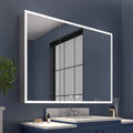 36" Lighted Clock Recessed 48" mirrors and with H Medicine Rim x Cabinet or W Led Surface