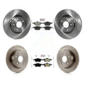Transit Auto Brake Disc Front - For Pads Semi-Metallic Ford C-Max And Rear Kit K8A-102139 Escape Rotors