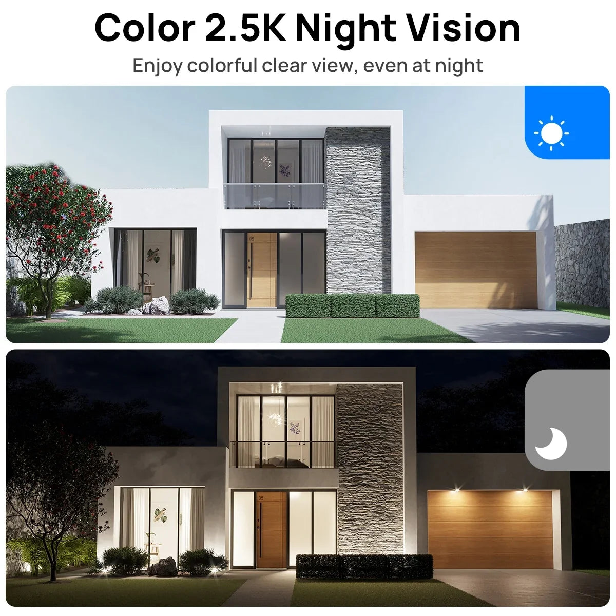 Vision,Motion Kit VIKVIZ Camera Panels,4CH CCTV 4MP Rechargeable System Technology,Night IP Solar Battery with WiFi 2Pcs Base Station,Wireless Detection PTZ