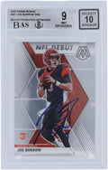 Rookie Authenticated Autographed Authentic Fanatics #261 9/10 Subgrades Joe Mosaic - Cincinnati - Bengals Certified Burrow Fanatics Card 9,9,10,9 Witnessed Beckett 2020 Panini