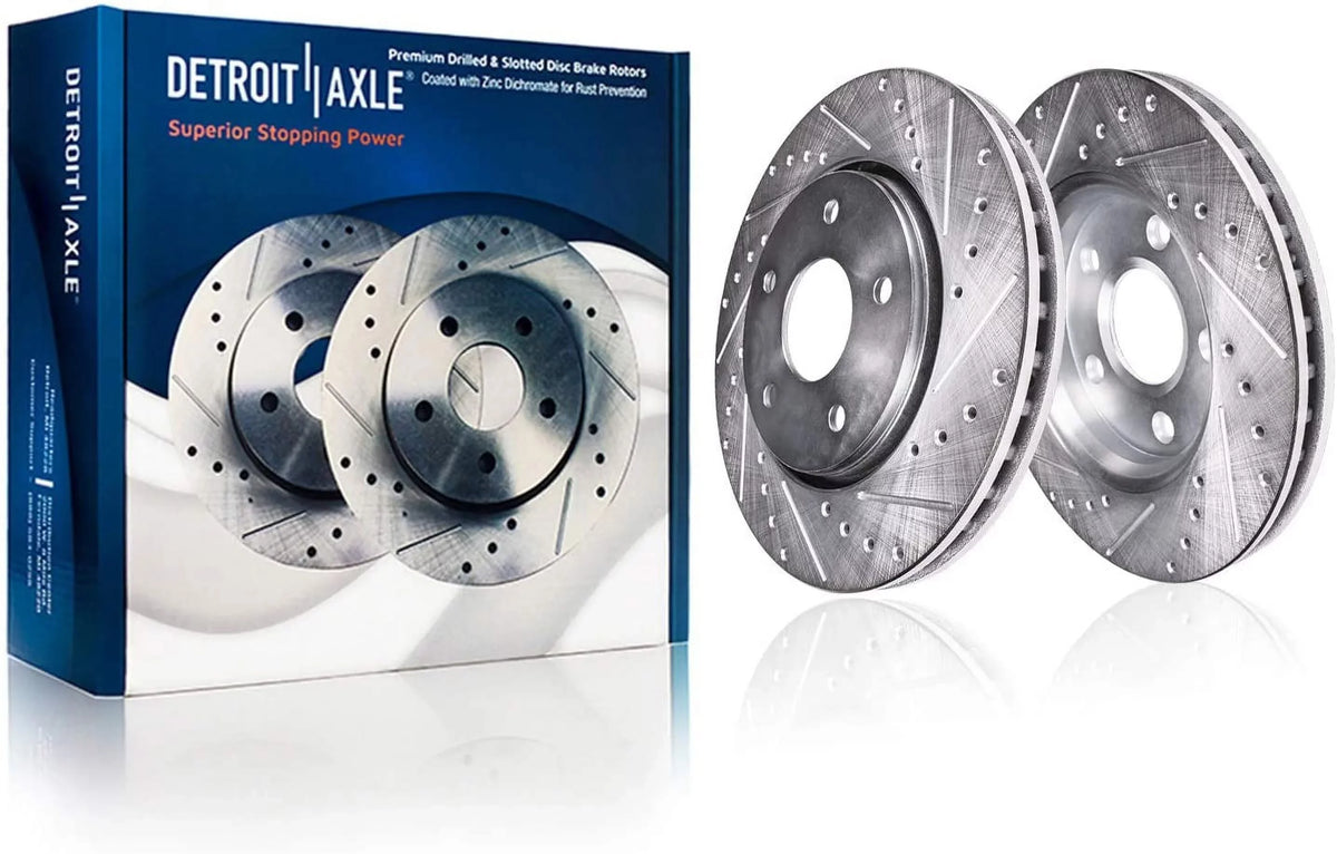 2017 2019 2009-2014 Kit 2016 Ceramic Slotted 12.56" 2018 Rear Front 09-14 16-19 for Rotors Front Brakes Nissan 12.12" - Axle Brake Rear Drilled Rotors Pads Brake Maxima Detroit Replacement: