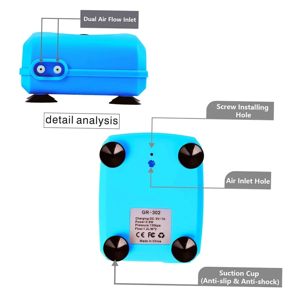 Aerator Ponds Pump oxygen Ponds oxygen Water Aerator Fish Dual Stone Pools Pump 6v Pond Pond Aerator With Fish Reable Zdhf Pipe Pump Solar Solar Bubble 3.5w Pump,Pond Stone
