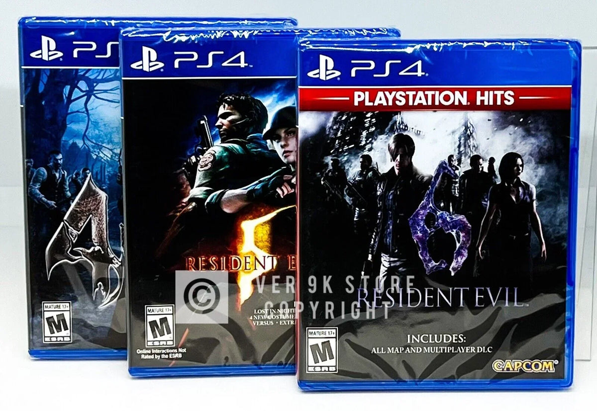 Evil PS4 Resident 6 4 4 Bundle Video + Playstation 5 - Game +