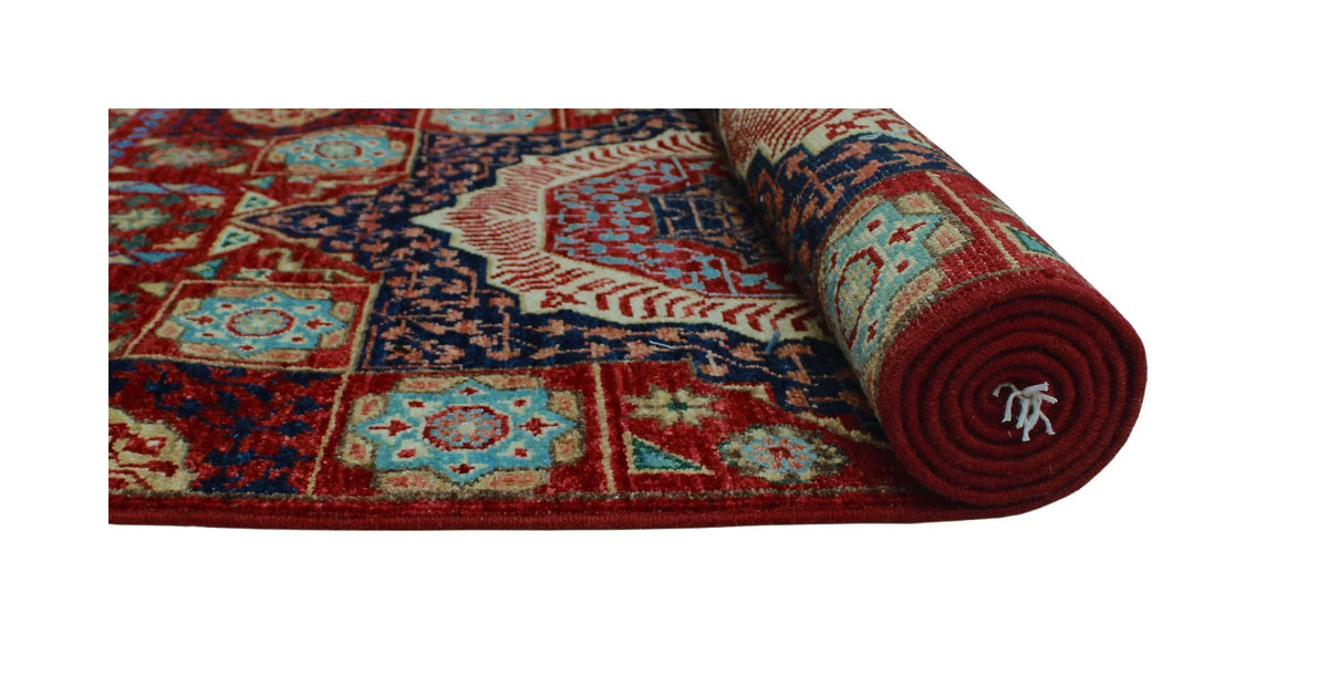 Aria Runner, 17'8" x Lenora Red/Blue 2'7"
