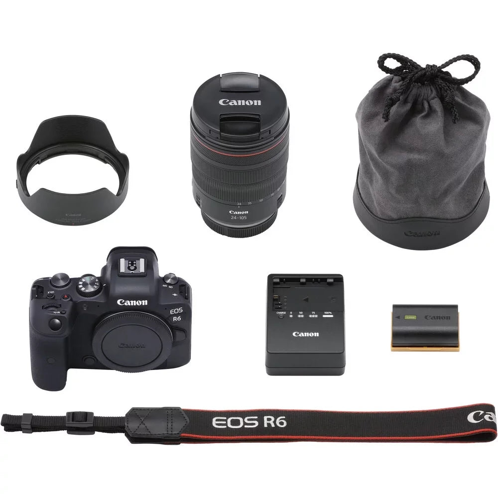 R6 EOS Lens Canon Camera f/4L + Mirrorless 24-105mm (4082C012) More with