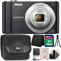 with More Sony Camera Digital Cyber-shot DSC-W810 Card, and Case 16GB 20.1MP