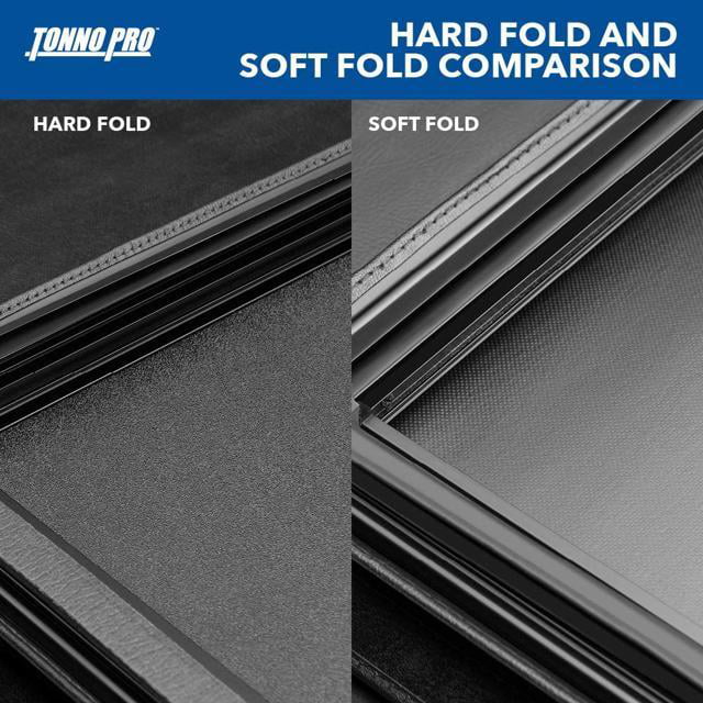 Tonno Tonneau Bed Truck (73.7") Bed | Tacoma Fold, 6' HF-562 - Pro 2" Toyota Fits 2023 2016 | Folding Cover Hard Hard