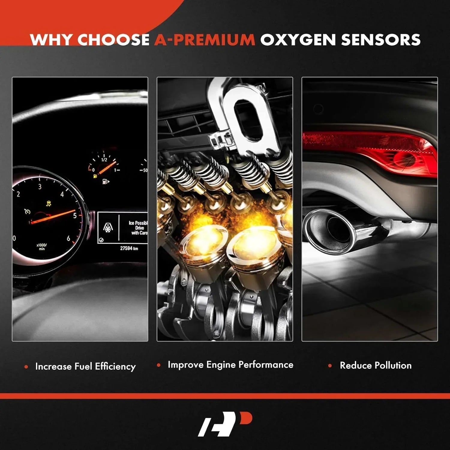 O2 for Sensor Frontier Upstream I30 Altima Oxygen G20 Replacement Sentra Maxima Infiniti A-Premium 2000-2001
