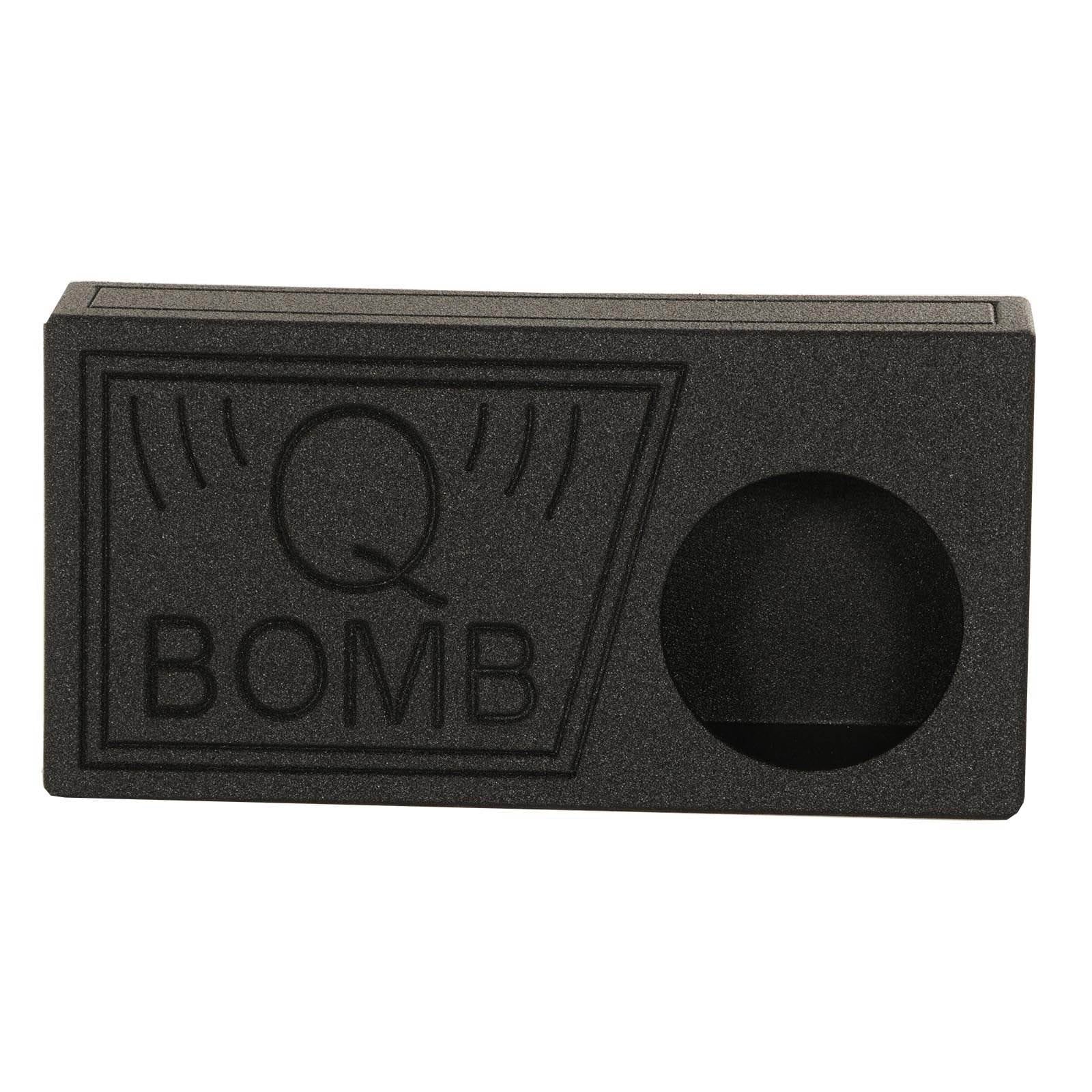 Single with 10" Box Vented Spray Pack) QBomb QPower (2 Subwoofer Black Bedliner