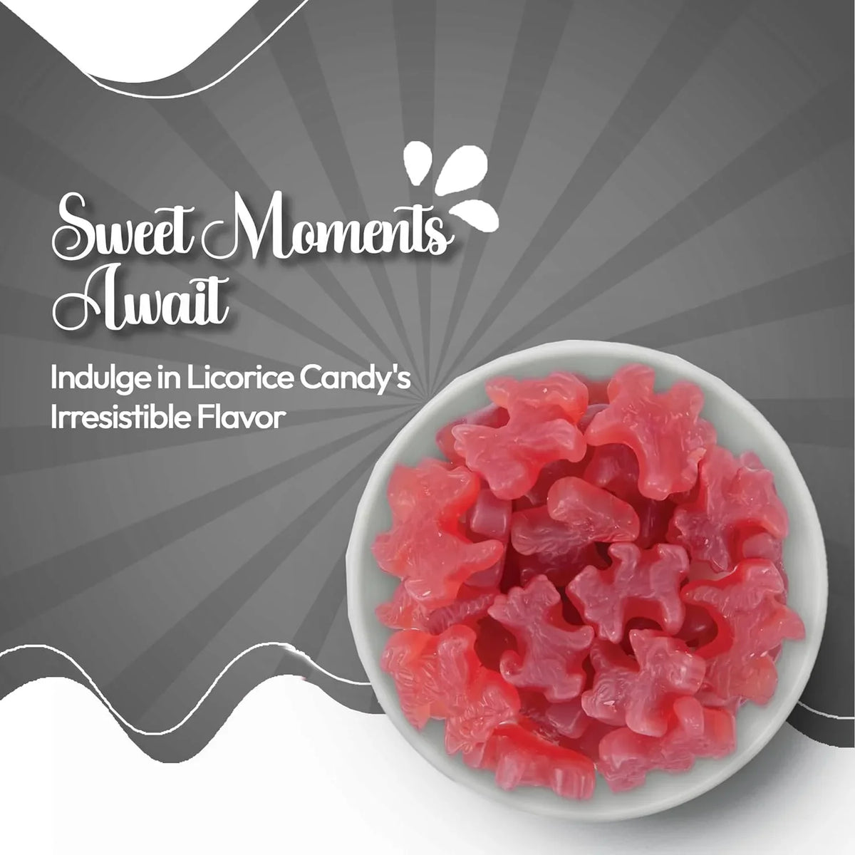 Fashioned Lovers 3 Candy Strawberry Scottie Red For Sweet - Licorice Pound Australian - Candy Licorice - Old Licorice Candy Red Dogs Licorice Candy - Liquorice Bulk -