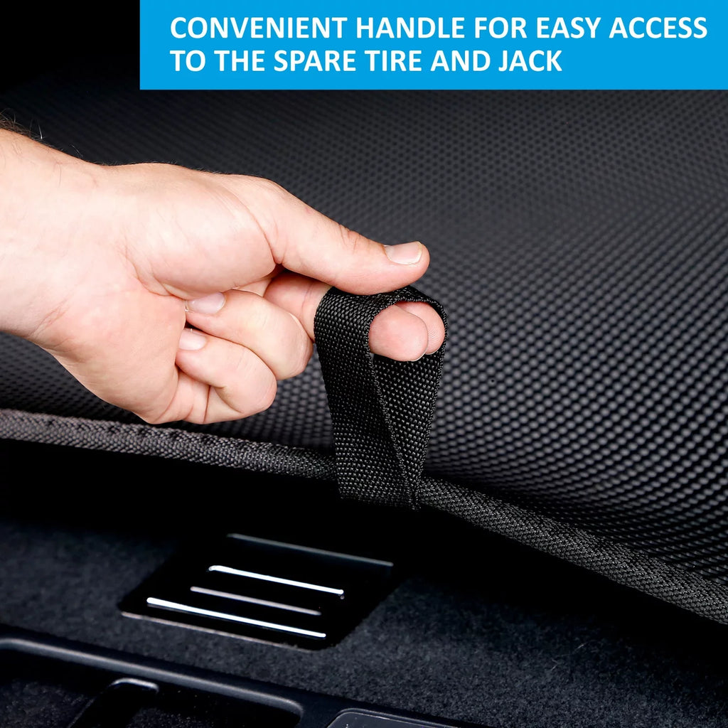 Luggage for Pacifica Chrysler All-Climate, 2017-2024/Voyager Liner, - Cargo FL01116156 Custom ART Mat, Anti-Slip 2020-2024 Honeycomb CLIM - Cargo Trunk Heavy Fit Technology Liner Duty, with