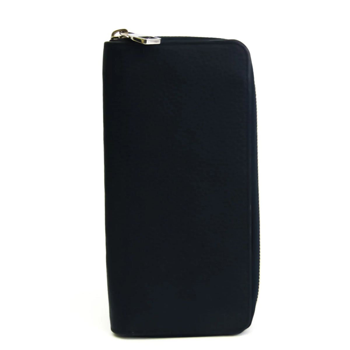 Vertical Louis Zippy Taurillon Leather (bi-fold) Wallet Long Vuitton Wallet Unisex Taurillon Navy M58823 (Good) Pre-Owned