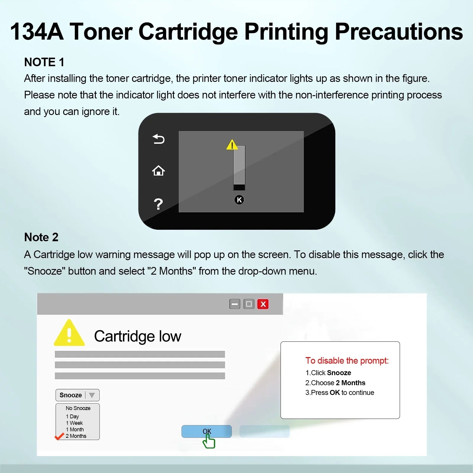 for M234sdw Laserjet (No Replacement M234sdn M209dw Black M234dw 8 GREENCYCLE Toner Cartridge Chip) MFP with W1340A Compatible HP 134A Printer HP
