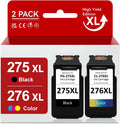 TR4720 CL-276XL Tri-Color TS3520 ink TS3522 Cartridges 275 Printer PIXMA for (1 1 276 Canon ) Replacement PG-275XL ink Black,