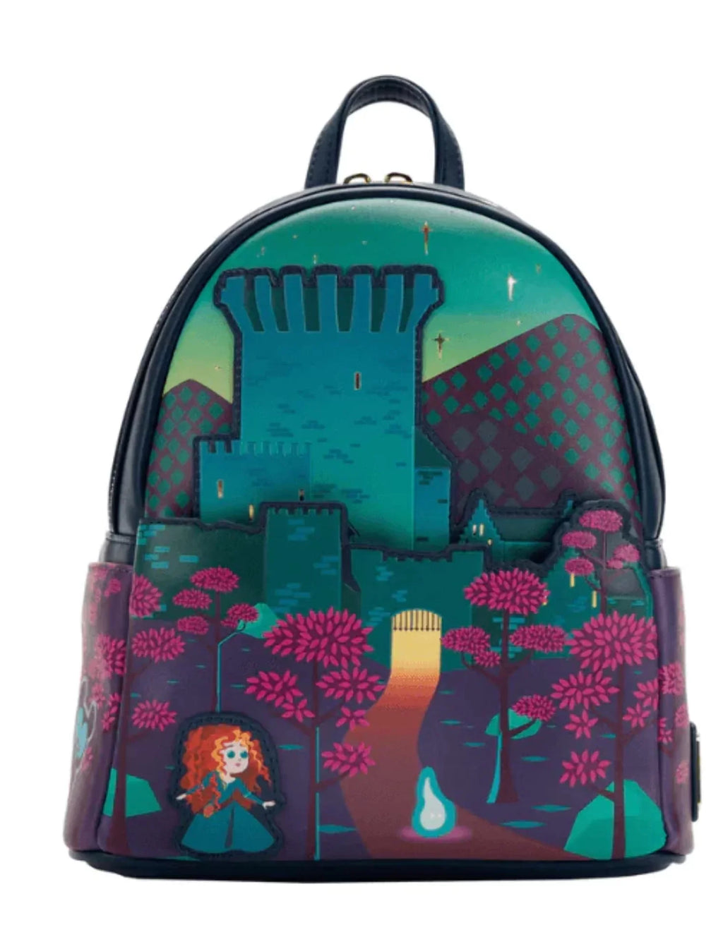 Princess Bag Womens Purse Castle Double Brave Shoulder Disney Series Loungefly Strap