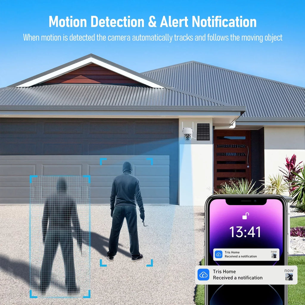 Toguard Camera SC21 Camera PTZ Solar Wireless 2K/4MP Dome Security Outdoor WiFi
