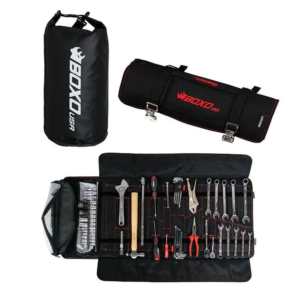 Heavy UTV Bag Side, Dry - Organizer BOXO for CanAm, Side Duty RZR, USA Roll Tool Truck by Roll Universal Tool + Bag Tool UTV,