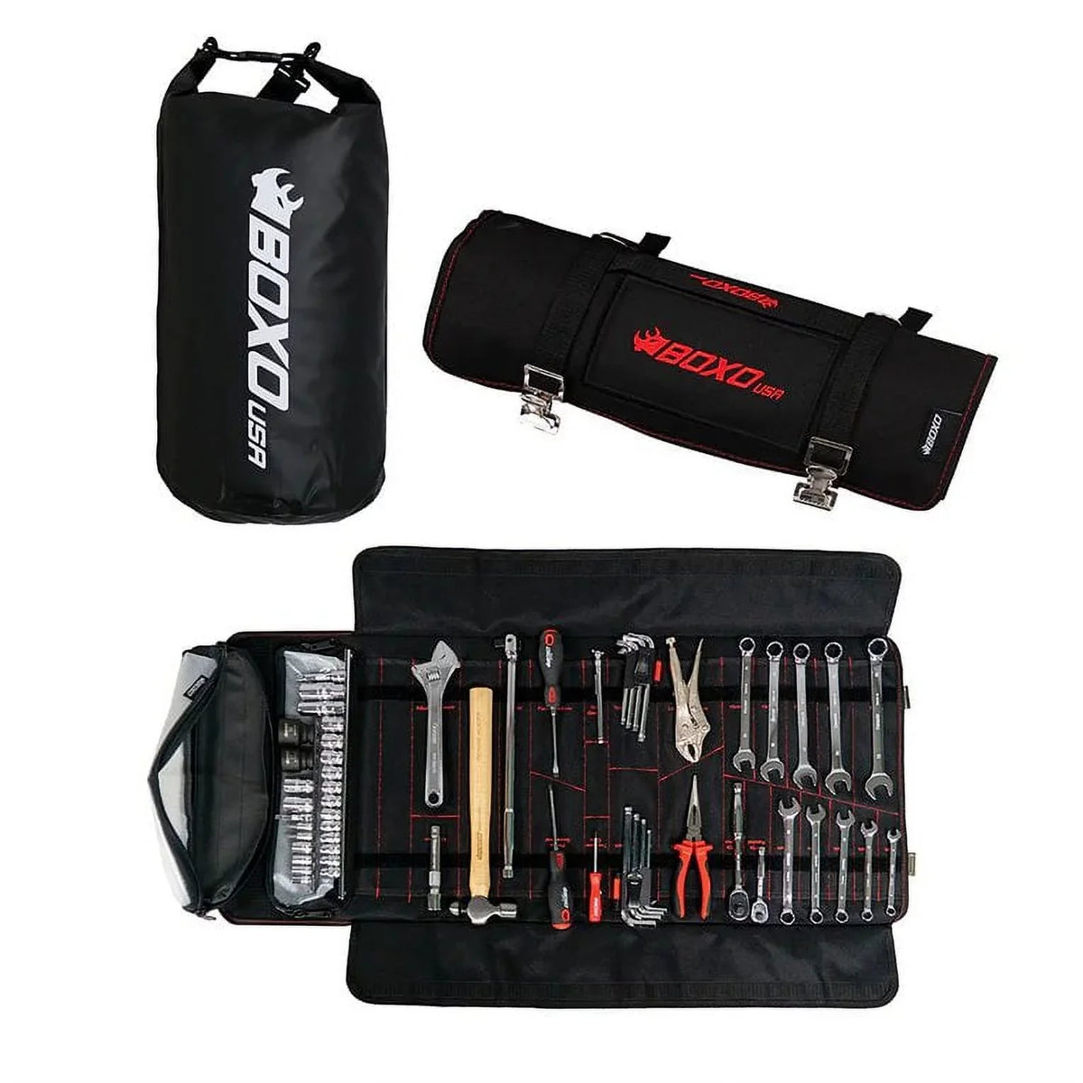 Heavy UTV Bag Side, Dry - Organizer BOXO for CanAm, Side Duty RZR, USA Roll Tool Truck by Roll Universal Tool + Bag Tool UTV,