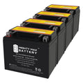 01-04 Replacement Z 10Ah 12V with - YTX12-BS Pack compatible 4 Suzuki Battery GSX-R1000,