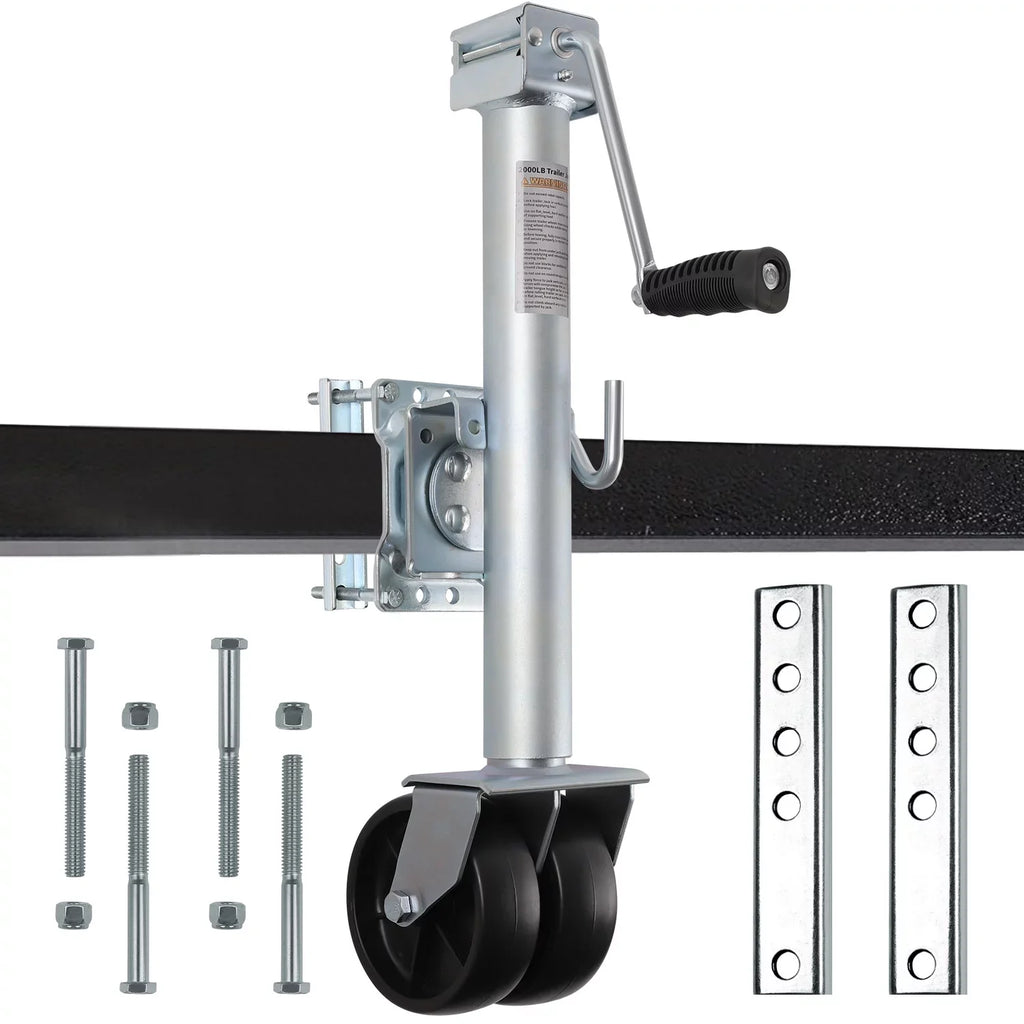 14" Swivel Jack, Wheels, Weize Lift Boat Trailer lbs, 2000 Heavy Dual Trailer with Duty Jack