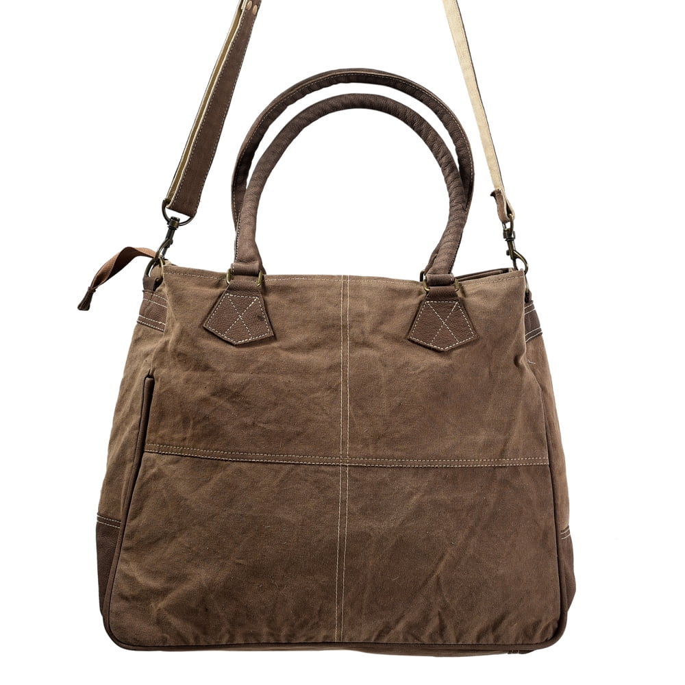 OHLAY western bag TOTE Upcycled Upcycled handbag Wool Leather KB417 Genuine Canvas KB purse women