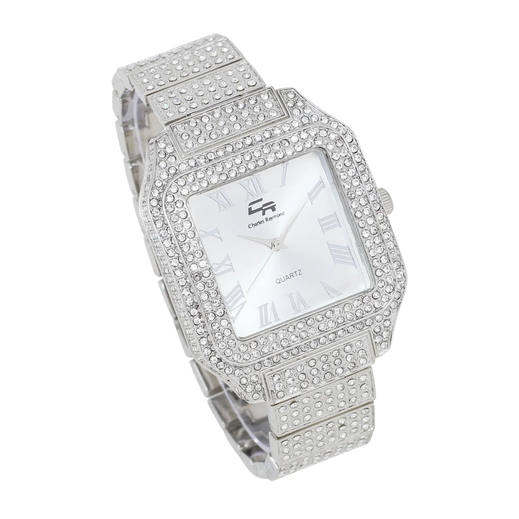 Diamonds Timeless and Women's Classic-SLV) Testament (L0513LA Iced Out True Crystal Beauty to a Glamour Watch, blinged-Out Luxury